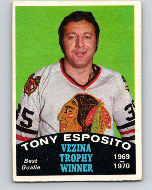 1970-71 O-Pee-Chee #250 Tony Esposito Vezina  V3097