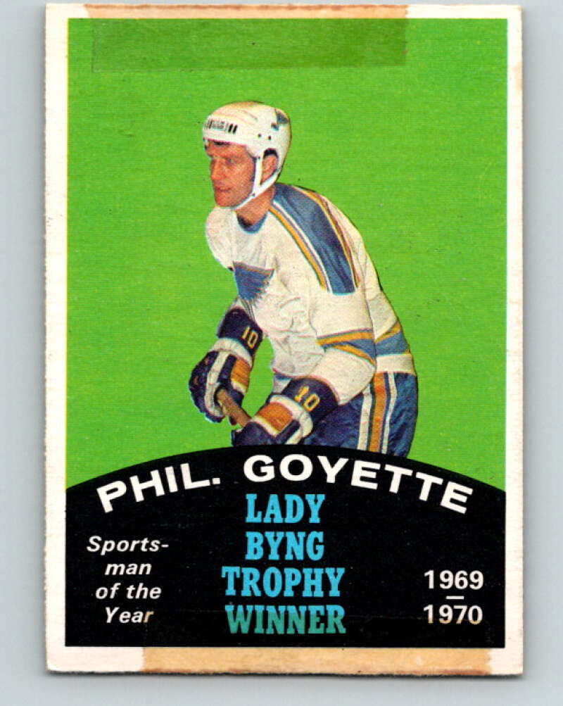 1970-71 O-Pee-Chee #251 Phil Goyette Lady Byng  V3102