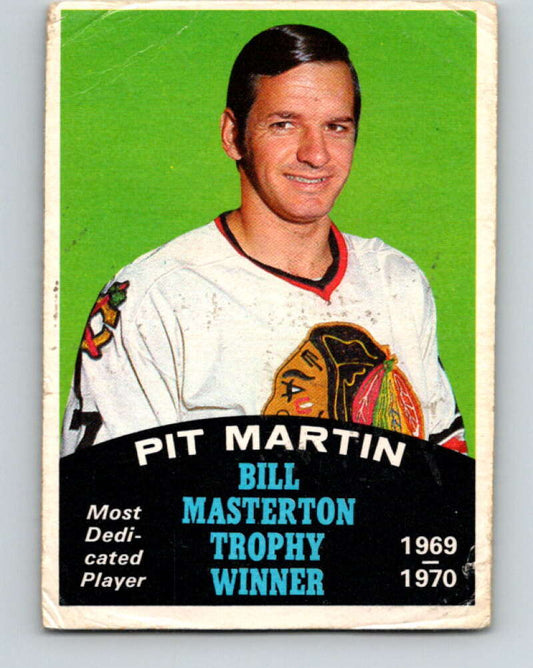 1970-71 O-Pee-Chee #253 Pit Martin Masterton Award   V3106