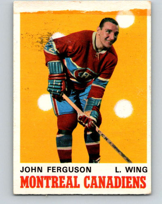 1970-71 O-Pee-Chee #264 John Ferguson  Montreal Canadiens  V3133