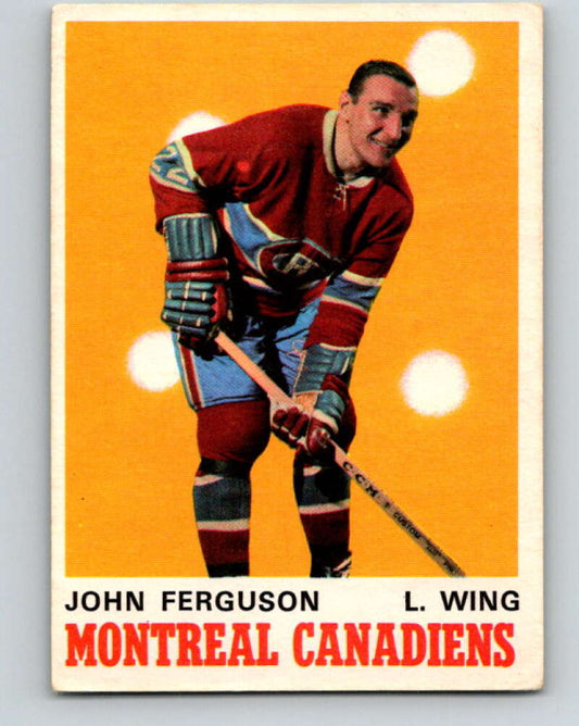 1970-71 O-Pee-Chee #264 John Ferguson  Montreal Canadiens  V3134