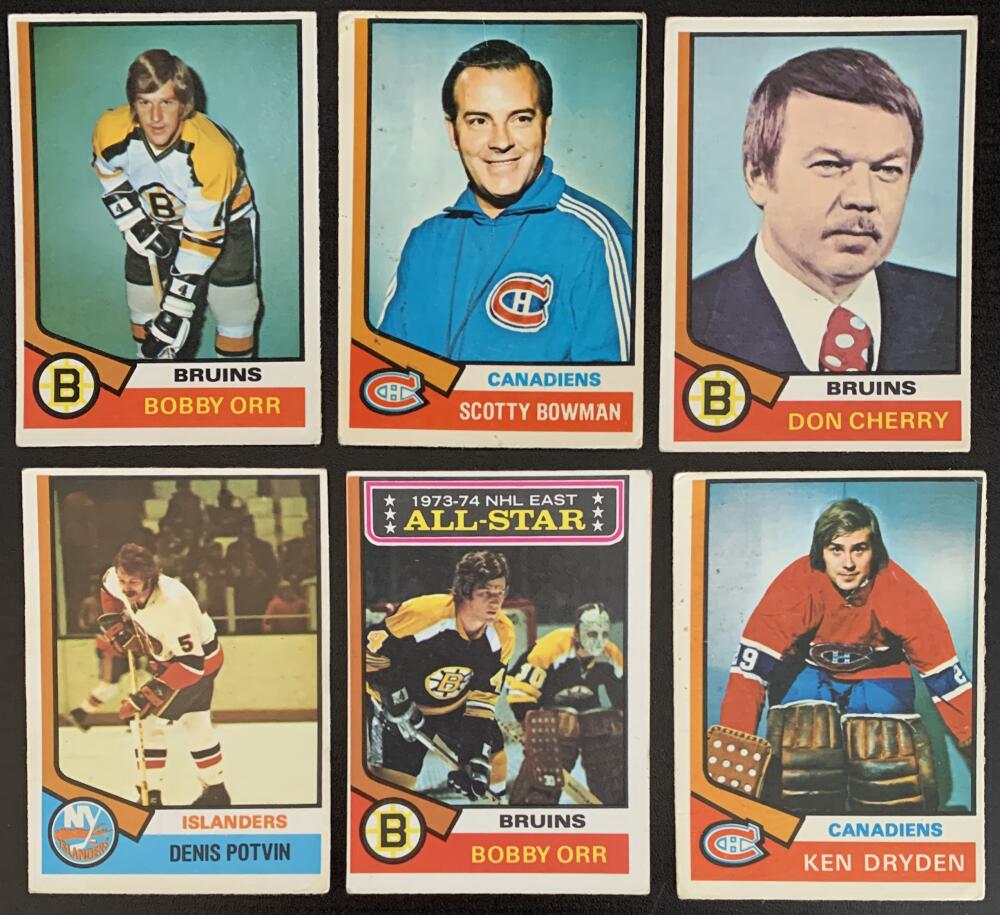 1974-75 O-Pee-Chee NHL Hockey Complete Set 1-396 Cherry, Bowman *0168