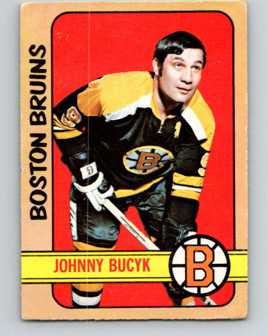 1972-73 O-Pee-Chee #1 Johnny Bucyk  Boston Bruins  V3143