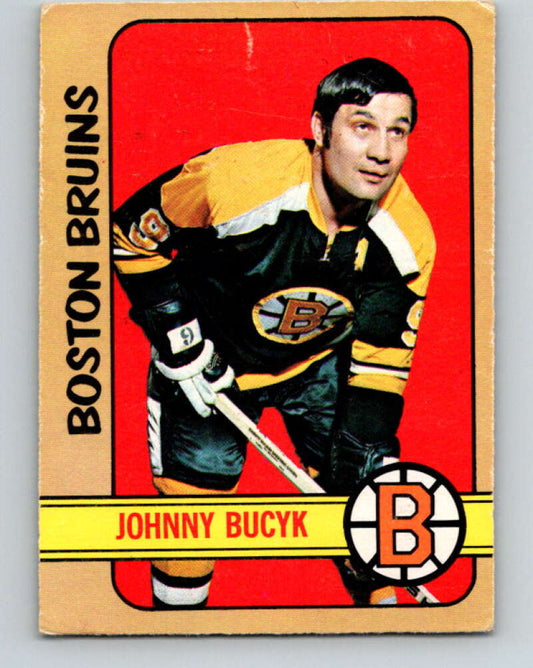 1972-73 O-Pee-Chee #1 Johnny Bucyk  Boston Bruins  V3145