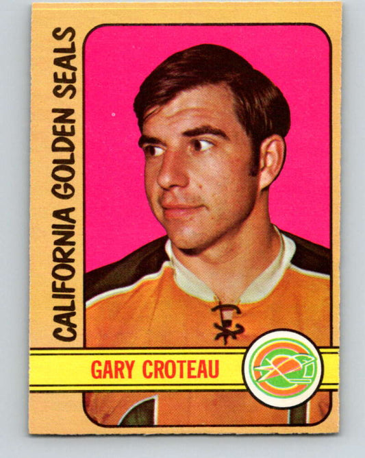 1972-73 O-Pee-Chee #3 Gary Croteau  California Golden Seals  V3153