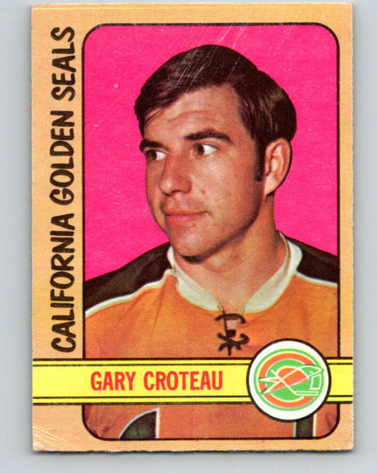 1972-73 O-Pee-Chee #3 Gary Croteau  California Golden Seals  V3154
