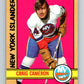 1972-73 O-Pee-Chee #13 Craig Cameron  RC Rookie New York Islanders  V3219