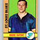 1972-73 O-Pee-Chee #16 Andre Dupont  RC Rookie St. Louis Blues  V3226