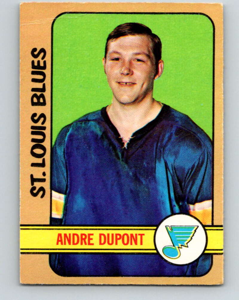 1972-73 O-Pee-Chee #16 Andre Dupont  RC Rookie St. Louis Blues  V3226