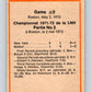 1972-73 O-Pee-Chee #20 Playoff Game 2  Boston Bruins/New York Rangers  V3253