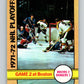 1972-73 O-Pee-Chee #20 Playoff Game 2  Boston Bruins/New York Rangers  V3256