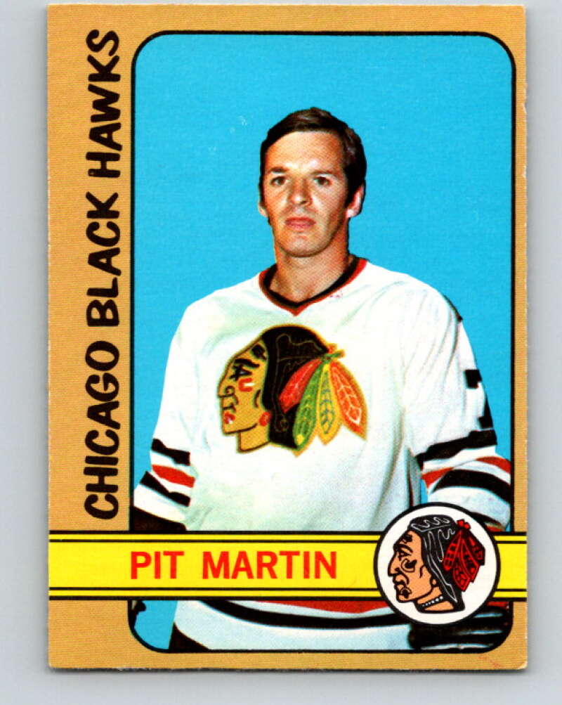 1972-73 O-Pee-Chee #24 Pit Martin  Chicago Blackhawks  V3276