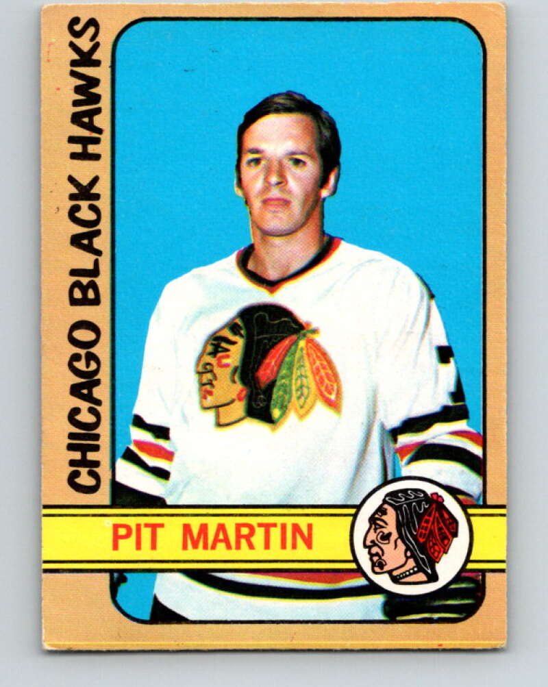 1972-73 O-Pee-Chee #24 Pit Martin  Chicago Blackhawks  V3283