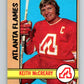 1972-73 O-Pee-Chee #25 Keith McCreary  Atlanta Flames  V3286