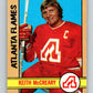1972-73 O-Pee-Chee #25 Keith McCreary  Atlanta Flames  V3289