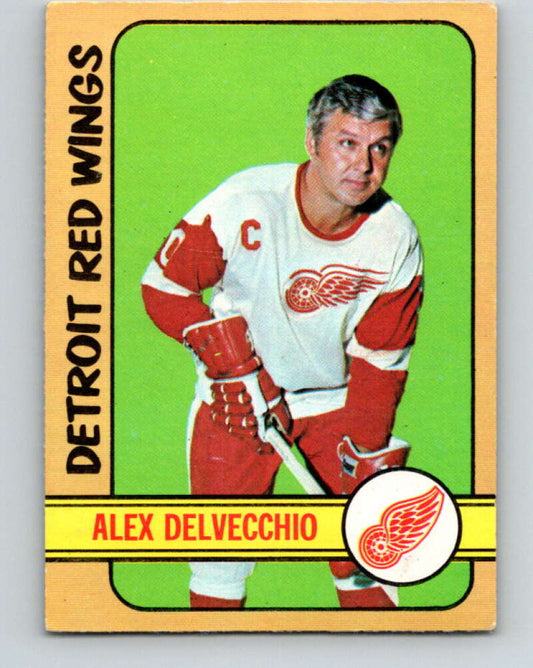 1972-73 O-Pee-Chee #26 Alex Delvecchio  Detroit Red Wings  V3295