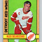 1972-73 O-Pee-Chee #26 Alex Delvecchio  Detroit Red Wings  V3297