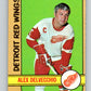 1972-73 O-Pee-Chee #26 Alex Delvecchio  Detroit Red Wings  V3298