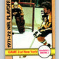 1972-73 O-Pee-Chee #30 Playoff Game 3  New York Rangers/Boston Bruins  V3319