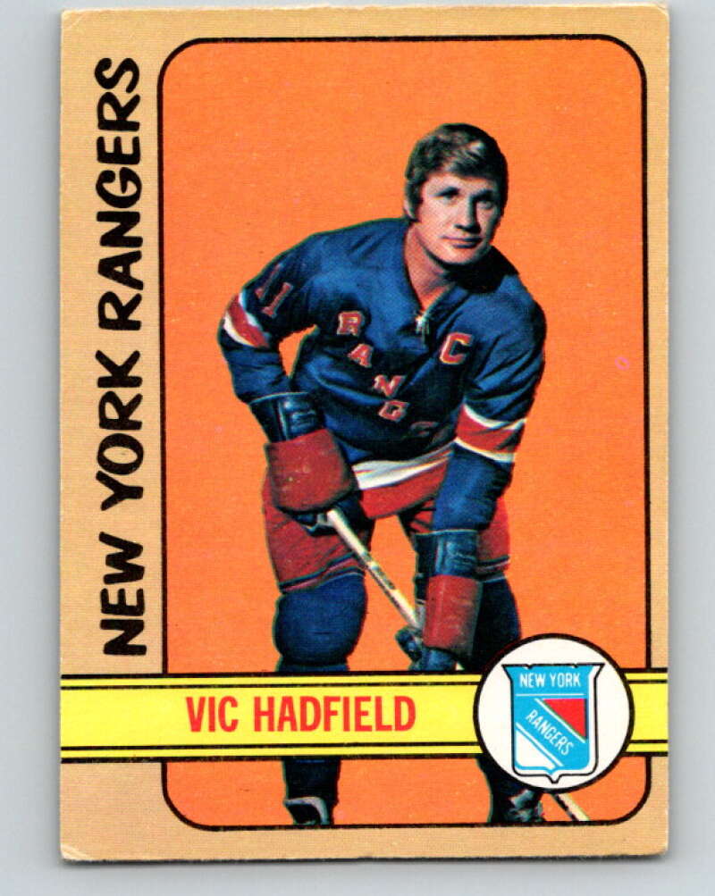1972-73 O-Pee-Chee #31 Vic Hadfield  New York Rangers  V3325