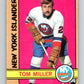 1972-73 O-Pee-Chee #32 Tom Miller  RC Rookie New York Islanders  V3338