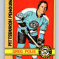 1972-73 O-Pee-Chee #34 Greg Polis  Pittsburgh Penguins  V3343