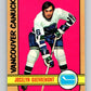 1972-73 O-Pee-Chee #37 Jocelyn Guevremont  Vancouver Canucks  V3365