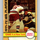 1972-73 O-Pee-Chee #38 Playoff Game 4  Boston Bruins/New York Rangers  V3369