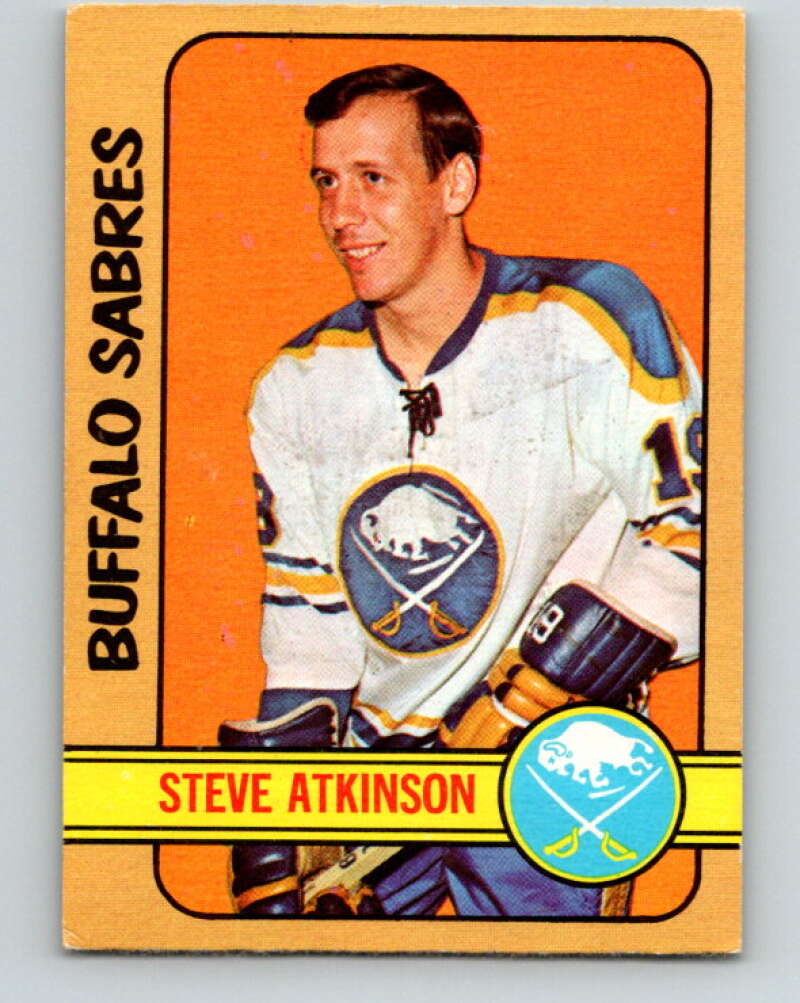 1972-73 O-Pee-Chee #40 Steve Atkinson  Buffalo Sabres  V3377