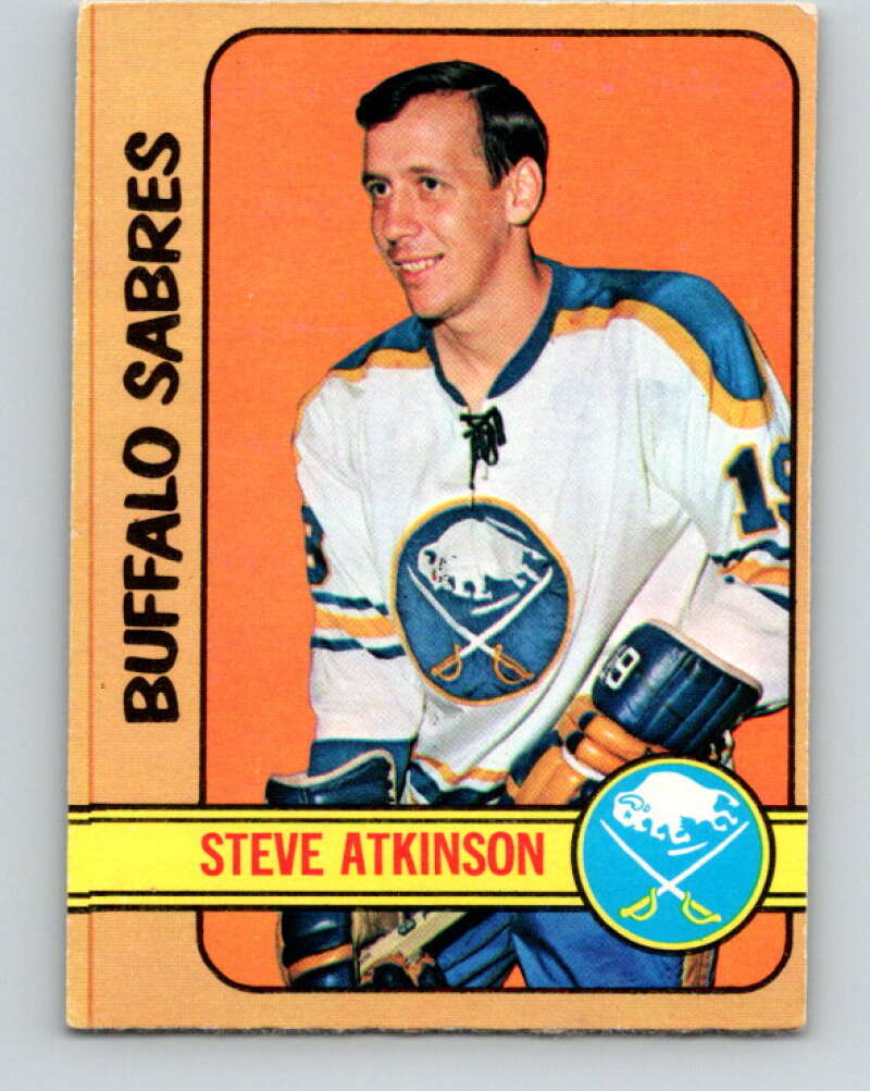 1972-73 O-Pee-Chee #40 Steve Atkinson  Buffalo Sabres  V3378