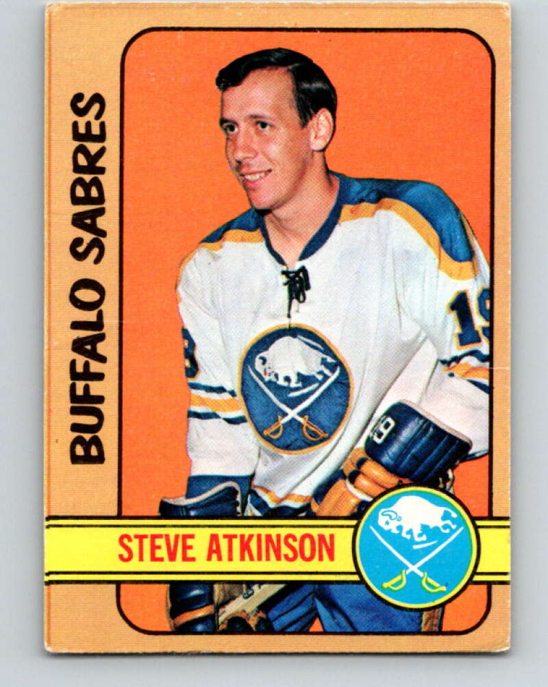 1972-73 O-Pee-Chee #40 Steve Atkinson  Buffalo Sabres  V3379