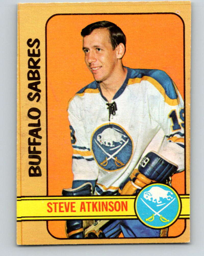 1972-73 O-Pee-Chee #40 Steve Atkinson  Buffalo Sabres  V3380