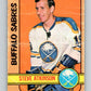 1972-73 O-Pee-Chee #40 Steve Atkinson  Buffalo Sabres  V3382