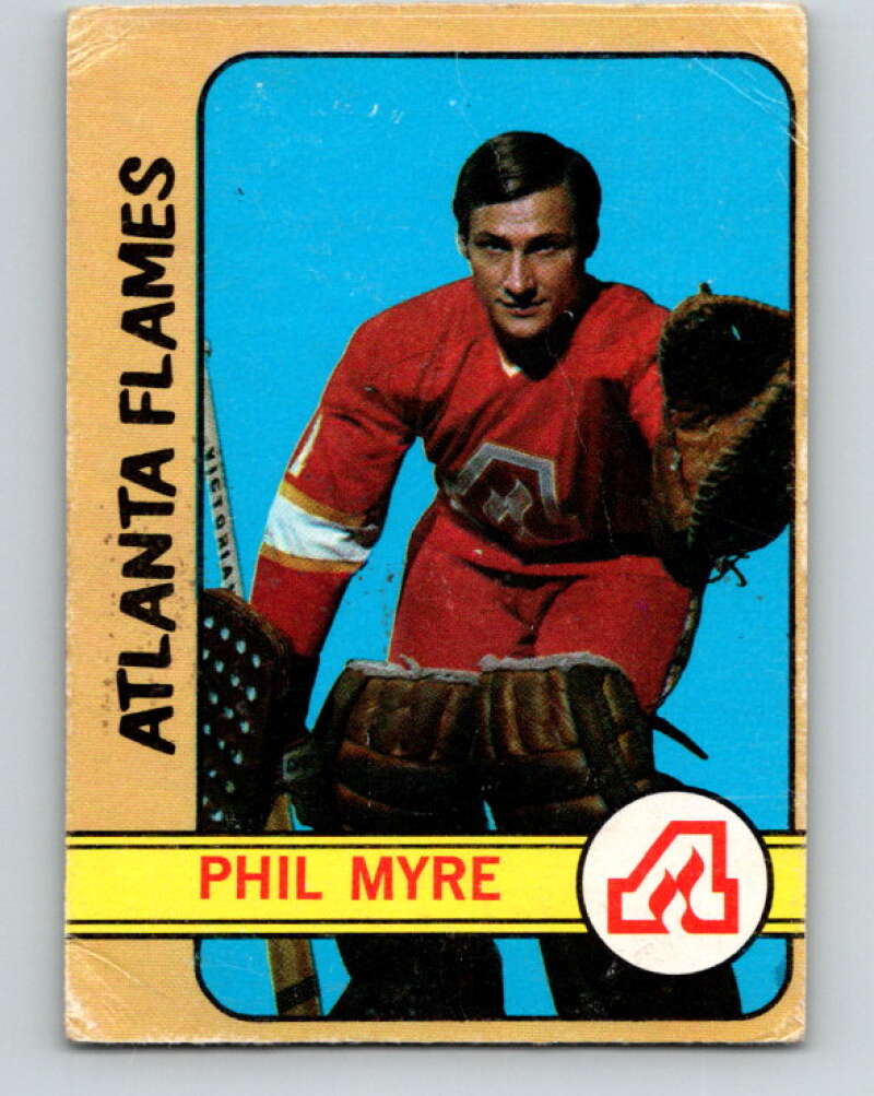 1972-73 O-Pee-Chee #43 Phil Myre  RC Rookie Atlanta Flames  V3397