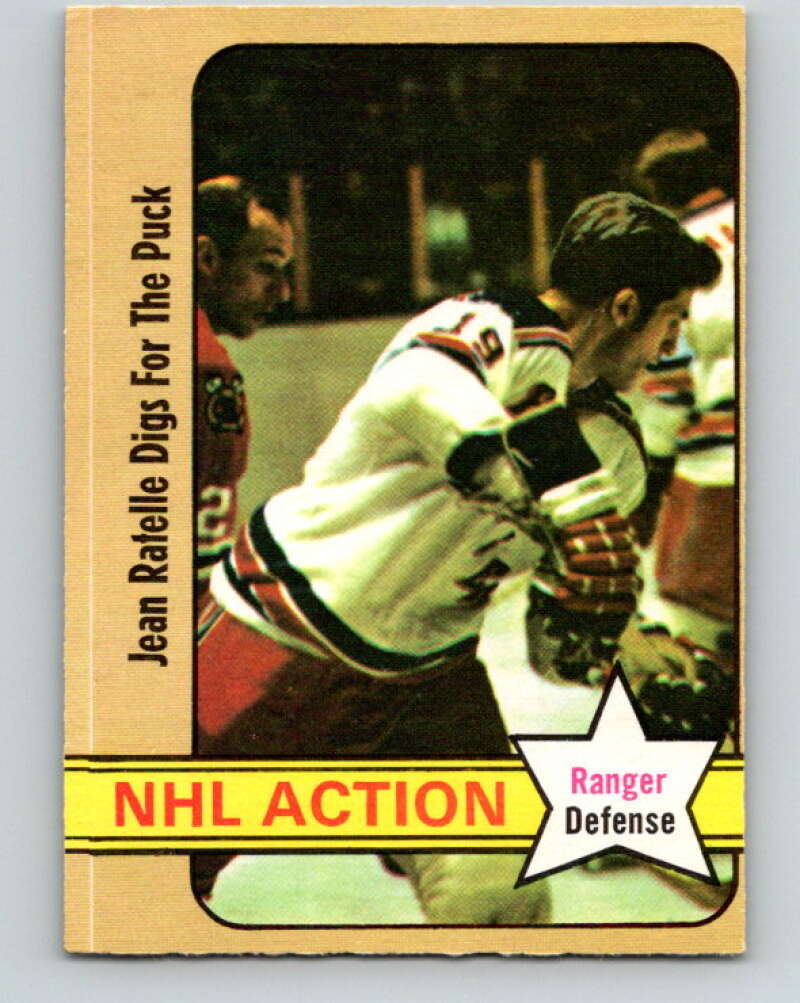 1972-73 O-Pee-Chee #48 Jean Ratelle ERR  New York Rangers  V3429