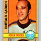 1972-73 O-Pee-Chee #50 Roger Crozier  Buffalo Sabres  V3440