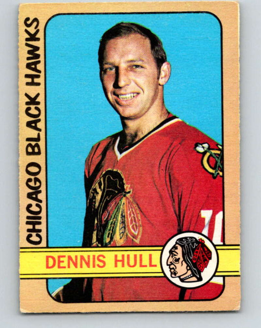 1972-73 O-Pee-Chee #52 Dennis Hull  Chicago Blackhawks  V3452