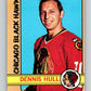 1972-73 O-Pee-Chee #52 Dennis Hull  Chicago Blackhawks  V3455