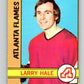 1972-73 O-Pee-Chee #53 Larry Hale  RC Rookie Atlanta Flames  V3458