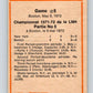 1972-73 O-Pee-Chee #54 Playoff Game 5  New York Rangers/Boston Bruins  V3463