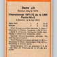 1972-73 O-Pee-Chee #54 Playoff Game 5  New York Rangers/Boston Bruins  V3464