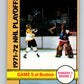 1972-73 O-Pee-Chee #54 Playoff Game 5  New York Rangers/Boston Bruins  V3465