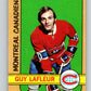 1972-73 O-Pee-Chee #59 Guy Lafleur  Montreal Canadiens  V3504