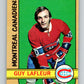 1972-73 O-Pee-Chee #59 Guy Lafleur  Montreal Canadiens  V3505