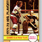 1972-73 O-Pee-Chee #63 Playoff Games 6  Boston Bruins/New York Rangers  V3527