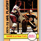 1972-73 O-Pee-Chee #63 Playoff Games 6  Boston Bruins/New York Rangers  V3528