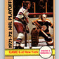 1972-73 O-Pee-Chee #63 Playoff Games 6  Boston Bruins/New York Rangers  V3529