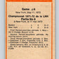 1972-73 O-Pee-Chee #63 Playoff Games 6  Boston Bruins/New York Rangers  V3529