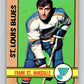1972-73 O-Pee-Chee #65 Frank St. Marseille  St. Louis Blues  V3534