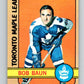 1972-73 O-Pee-Chee #66 Bob Baun  Toronto Maple Leafs  V3540